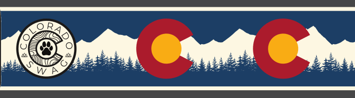 Colorado Swag Snowy Mountain Flag Dog Leash - Colorado Swag