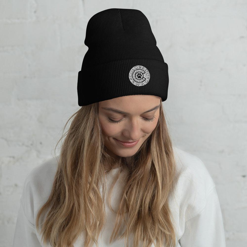 Colorado Cuffed Beanie - Woman Posing