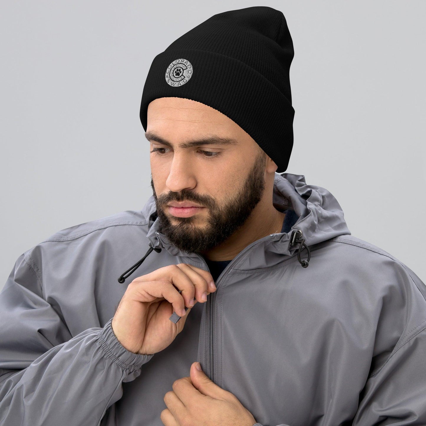 Colorado Cuffed Beanie - Man Posing