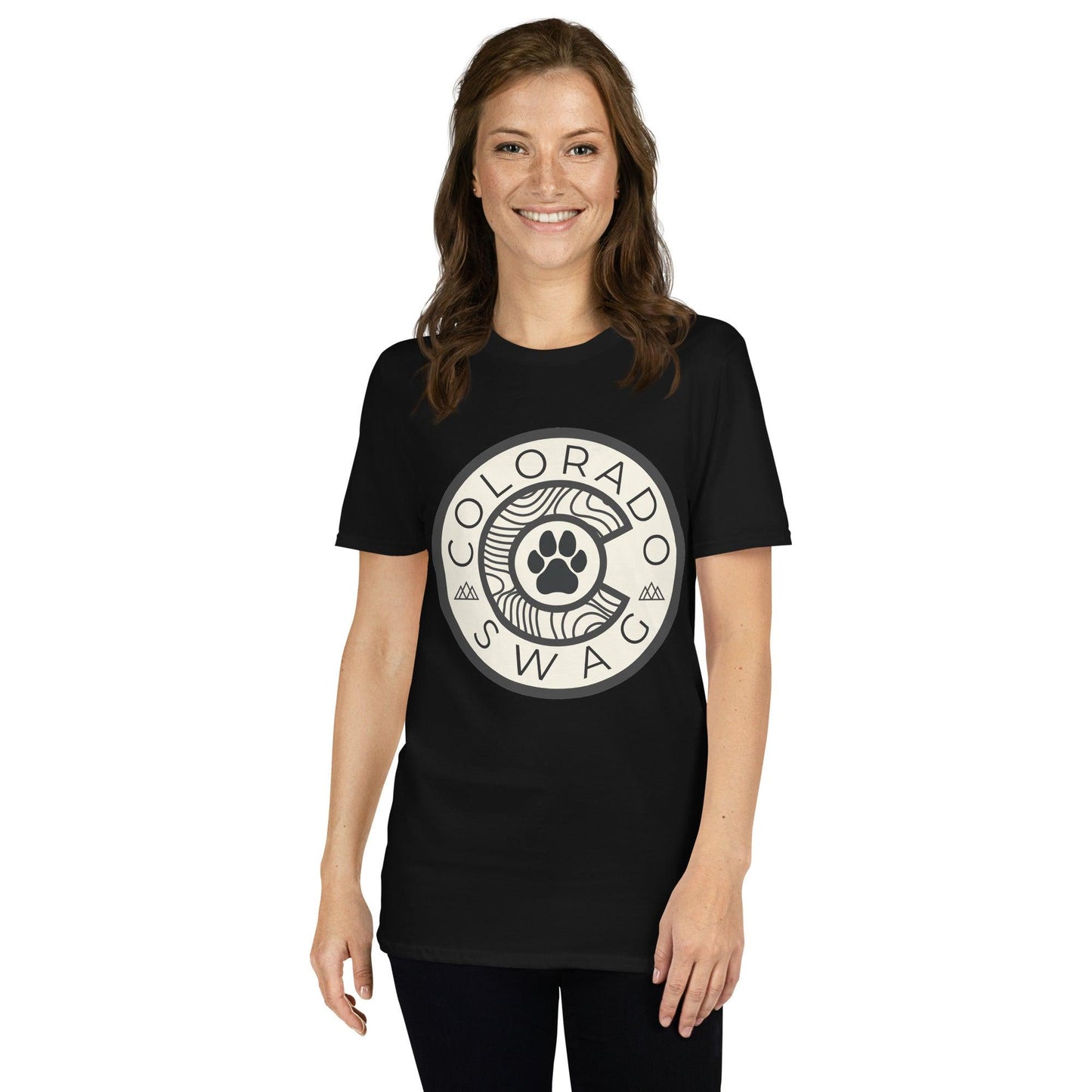 Colorado T-Shirt | Short Sleeve Unisex T-Shirt | Black