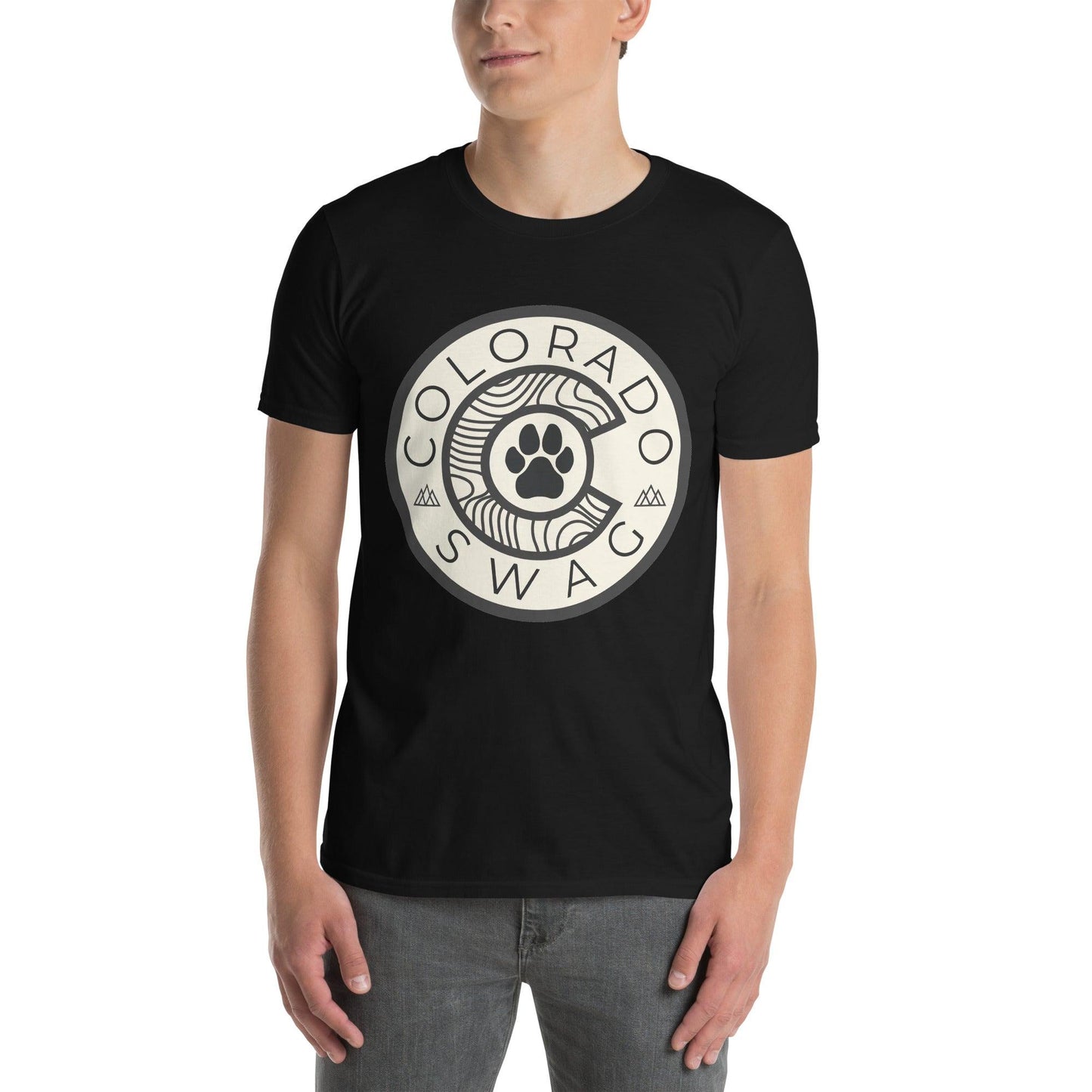 Colorado T-Shirt | Short Sleeve Unisex T-Shirt | Black