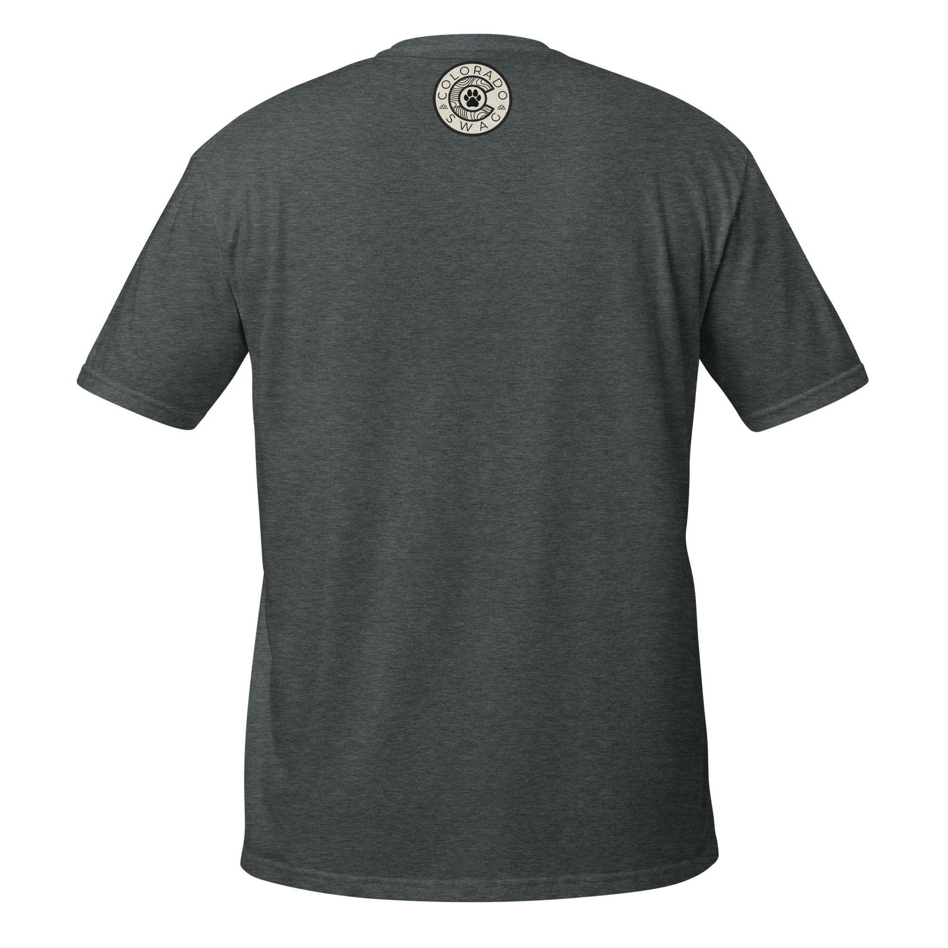 Colorado T-Shirt | Short Sleeve Unisex T-Shirt | Charcoal