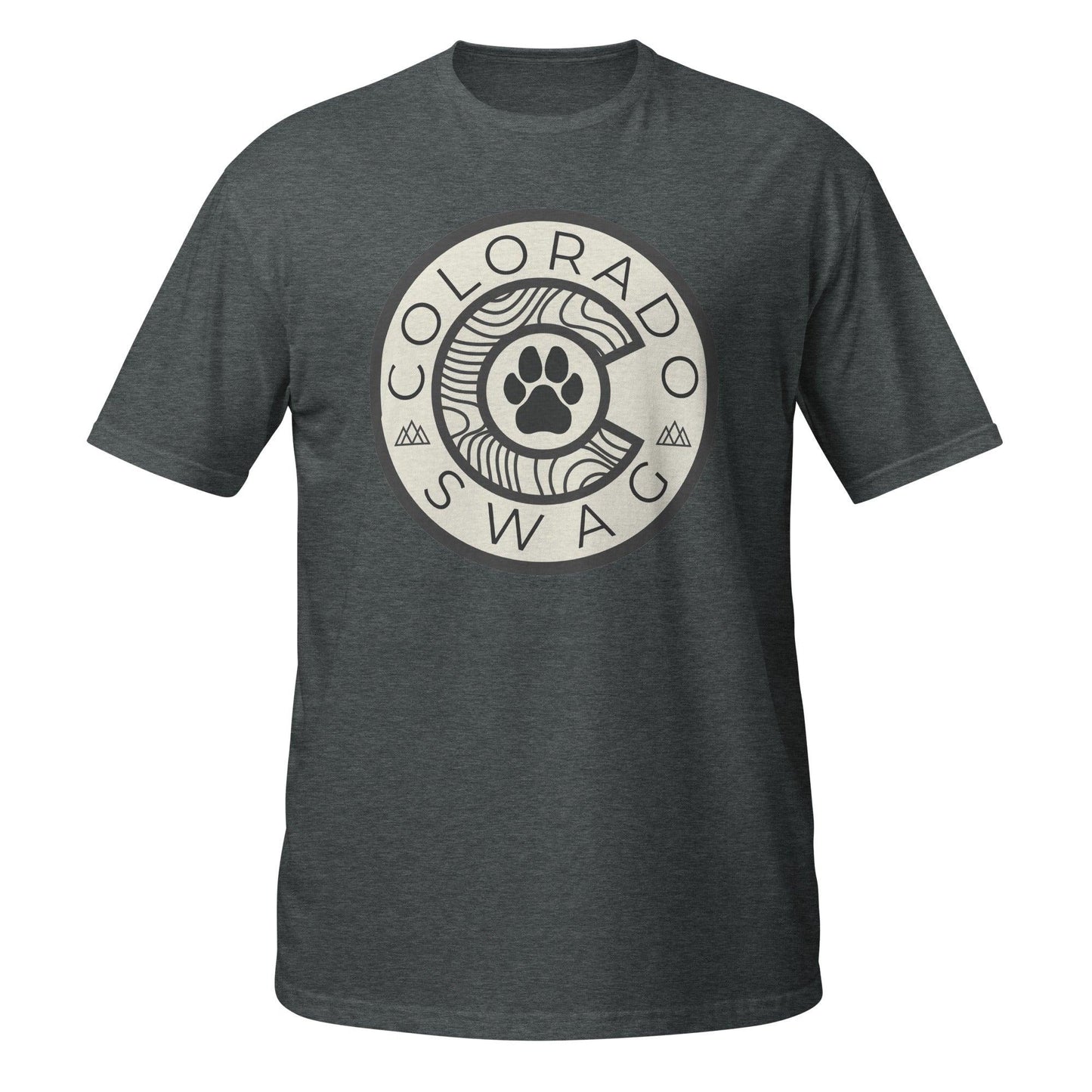 Colorado T-Shirt | Short Sleeve Unisex T-Shirt | Charcoal