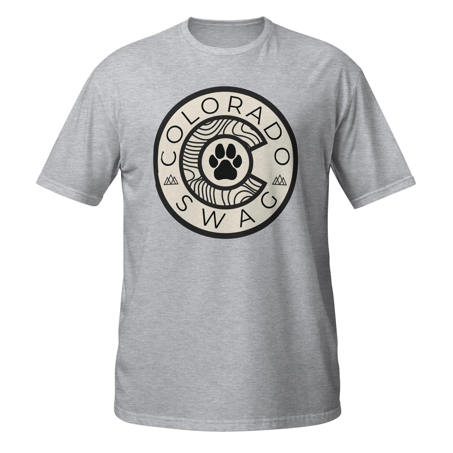 Colorado T-Shirt | Short Sleeve Unisex T-Shirt | Grey